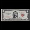 Image 2 : 1953c $2 Red Seal United States Note Grades vf++