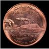 Image 2 : Lot of 4 1oz .999 Commerative Copper Medalions