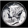 Image 2 : 1945-p Mercury Dime 10c Grades GEM++ Unc