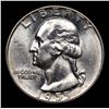 Image 2 : 1955-d Washington Quarter 25c Grades Choice Unc