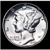Image 2 : 1944-p Mercury Dime 10c Grades GEM++ Unc