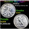 Image 1 : ***Auction Highlight*** 1929-s Walking Liberty Half Dollar 50c Graded Choice Unc BY USCG (fc)