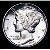 Image 2 : 1943-p Mercury Dime 10c Grades GEM+ Unc