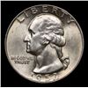 Image 2 : 1953-d Washington Quarter 25c Grades GEM+ Unc