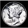 Image 2 : 1943-p Mercury Dime 10c Grades GEM+ Unc