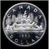 Image 3 : ***Auction Highlight*** 1963 Canada Dollar $1 Graded ms67+ PL By SEGS (fc)