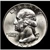 Image 2 : 1951-d Washington Quarter 25c Grades GEM+ Unc