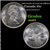 Image 1 : 1968 Canada 25 Cents 25c KM-62a Grades Select Unc