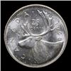 Image 3 : 1968 Canada 25 Cents 25c KM-62a Grades Select Unc