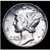 Image 2 : 1945-p Mercury Dime 10c Grades GEM Unc