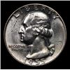 Image 2 : 1955-d Washington Quarter 25c Grades GEM+ Unc