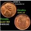 Image 1 : 1947-s Lincoln Cent 1c Grades GEM++ Unc RD