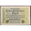 Image 2 : 1923 Germany Weimar Republic 10 Million Mark Post-WWI Hyperinflation Banknote P# 106a, Watermark: G/