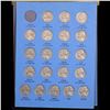 Image 5 : Partially Complete Jefferson Nickel Book 1938-1961 46 coins