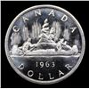 Image 3 : ***Auction Highlight*** 1963 Canada Dollar $1 Graded ms67+ PL By SEGS (fc)