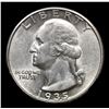 Image 2 : 1935-p Washington Quarter 25c Grades Select AU