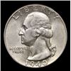 Image 2 : 1940-p Washington Quarter 25c Grades Select Unc