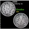 Image 1 : 1899 Liberty Nickel 5c Grades f+