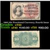 Image 1 : 1863 10c Fractional Currency, Fourth Issue Grades vf++