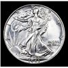 Image 2 : 1943-p Walking Liberty Half Dollar 50c Grades Select+ Unc