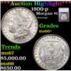 Image 1 : ***Auction Highlight*** 1900-p Morgan Dollar $1 Graded ms66+ BY SEGS (fc)