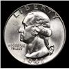 Image 2 : 1941-p Washington Quarter 25c Grades GEM+ Unc