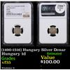 Image 1 : NGC (1490-1516) Hungary Silver Denar Graded vf35 By NGC
