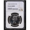 Image 2 : NGC 1964 Canada $1 Silver Canada Dollar KM# 121 $1 Graded ms66 pl By NGC