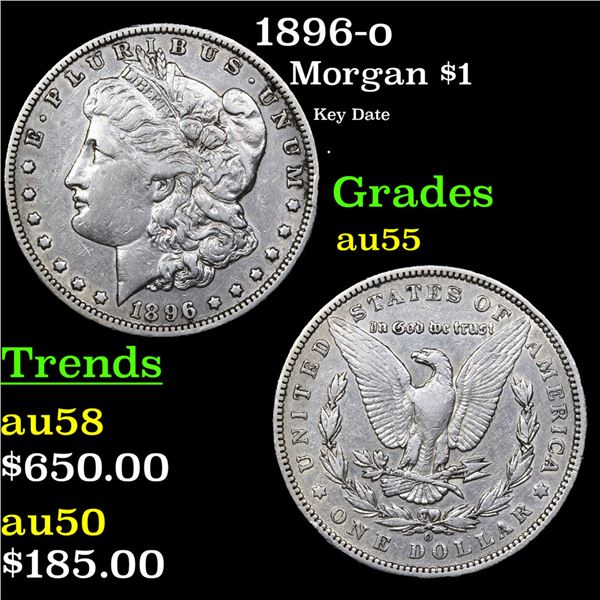 1896-o Morgan Dollar $1 Grades Choice AU