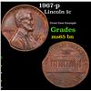 Image 1 : 1967-p Lincoln Cent 1c Grades GEM Unc BN