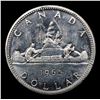 Image 3 : 1965 Small Beads, Pointed 5 Canada Dollar $1 Grades GEM+ UNC PL