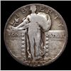 Image 2 : 1929-d Standing Liberty Quarter 25c Grades f, fine