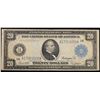 Image 2 : 1914 $20 Large Size Federal Reserve Note (Boston, MA) Sig. White & Mellon Fr-967 Grades vf+