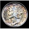 Image 2 : 1941-p Mercury Dime 10c Grades GEM+ Unc