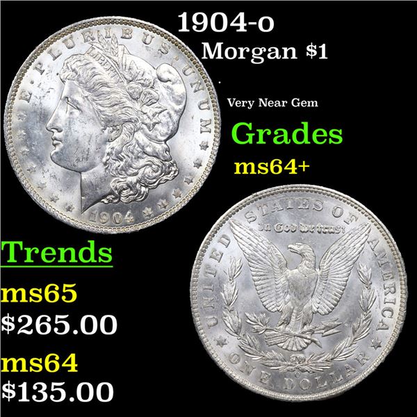 1904-o Morgan Dollar $1 Grades Choice+ Unc