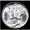 Image 2 : 1942-p Mercury Dime 10c Grades GEM++ FSB