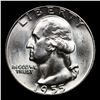 Image 2 : 1955-p Washington Quarter 25c Grades GEM++ Unc