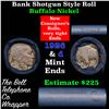 Image 1 : Buffalo Nickel Shotgun Roll in Old Bank Style 'Bell Telephone'  Wrapper 1926 &d Mint Ends