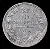 Image 3 : Russia Silver 1857 ??? ?? 10 Kopeks C# 164.1 Grades Choice AU/BU Slider