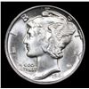 Image 2 : 1944-p Mercury Dime 10c Grades GEM++ FSB
