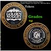 Image 1 : $10 Limited Edition Gaming Token - Golden Nugget Las Vegas NV, .999 Fine Silver