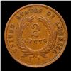 Image 3 : 1865 Two Cent Piece Fancy 5 2c Grades vf++
