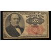 Image 2 : 1870's US Fractional Currency 25c Fifth Issue Fr-1308 Long Key Robert Walker Secretary of the Treasu