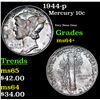 Image 1 : 1944-p Mercury Dime 10c Grades Choice+ Unc