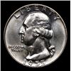 Image 2 : 1955-d Washington Quarter 25c Grades GEM+ Unc