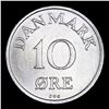 Image 2 : 1958 Denmark 10 Ore KM-841.2 Grades GEM Unc