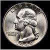Image 2 : 1949-p Washington Quarter 25c Grades GEM++ Unc