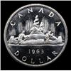 Image 3 : ***Auction Highlight*** 1963 Canada Dollar $1 Graded ms67 PL By SEGS (fc)