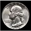 Image 2 : 1939-p Washington Quarter 25c Grades GEM Unc