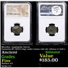 Image 1 : NGC Macedon, Amphipolis 2nd-1st Centuries BC AE21(7.04g) under roman rule obv Athena rv bull r. Grad